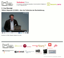 Screenshot vom Livestream des Symposiums